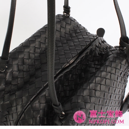 Bottega Veneta/ボッテガ・ヴェネタ  ラムスキン ショルダーバッグ ブラック 255693V00168175 